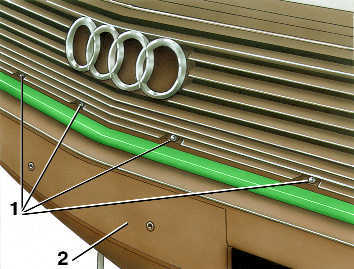 Снятие и установка переднего буфера Audi 100