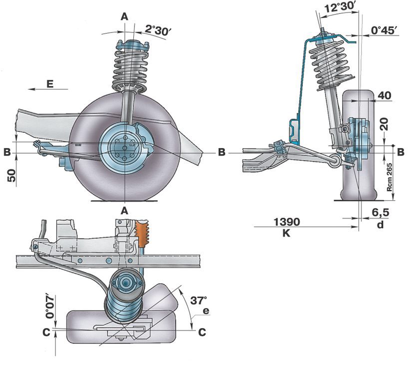 Иж ода передняя подвеска схема