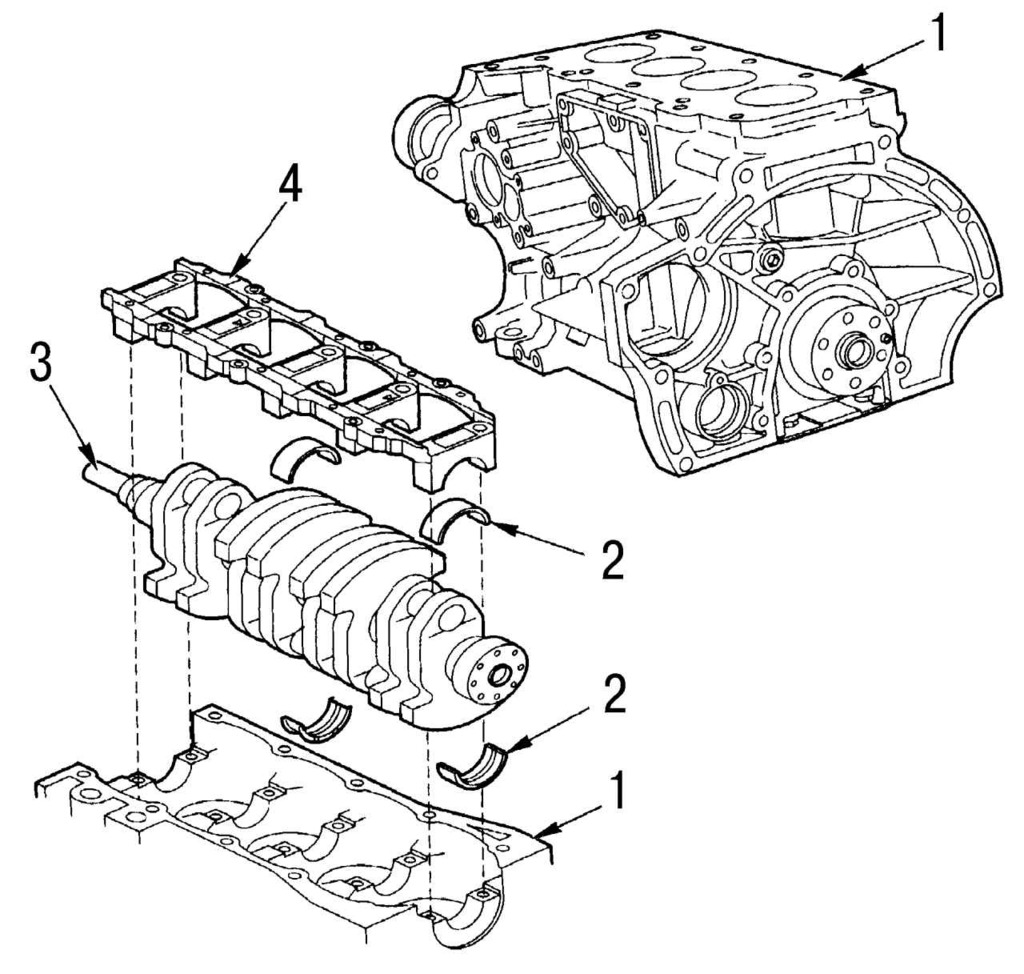 Блок цилиндров двигателей серии Zetec-SE состоит из алюминиевого сплава, легированного кремнием
