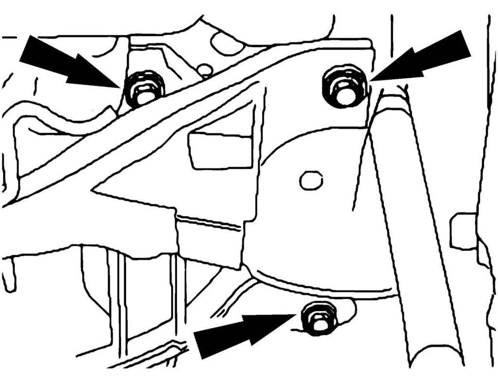 Болты крепления поперечной балки