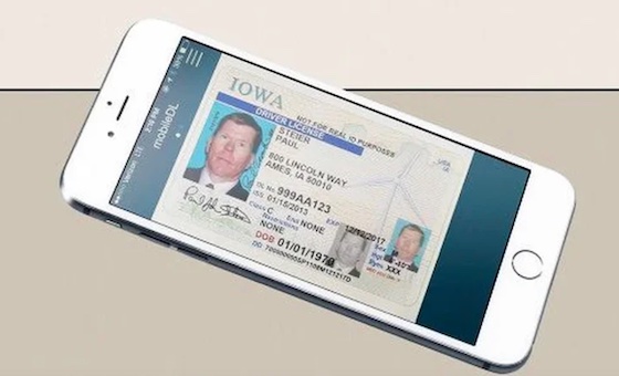 водительское удостоверение в смартфоне сша