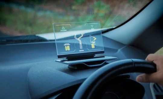 прозрачный GPS навигатор